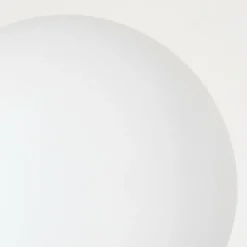 hofstein Lampadaire - Verre Remaisnil Blanc, 5 lumières