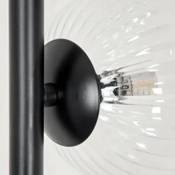 hofstein Lampadaire - Verre Remaisnil Clair, 5 lumières