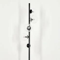 hofstein Lampadaire - Verre Remaisnil Clair, 5 lumières