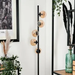 Lampes À Boules-hofstein Lampadaire - Verre Remaisnil Ambre, 5 lumières