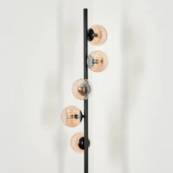 Lampes À Boules-hofstein Lampadaire - Verre Remaisnil Ambre, 5 lumières