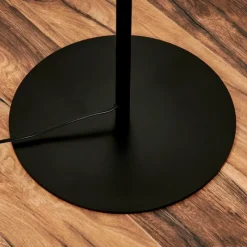 hofstein Lampadaire - Verre Remaisnil Ambre, 5 lumières