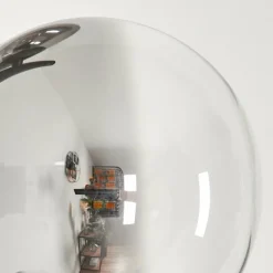 hofstein Lampadaire - Verre Remaisnil Clair, Fumé, 6 lumières