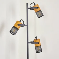 hofstein Lampadaire Agrons Noir, 3 lumières