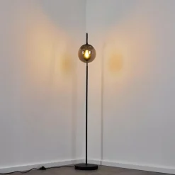 hofstein Lampadaire Agropoli Noir, 1 lumière