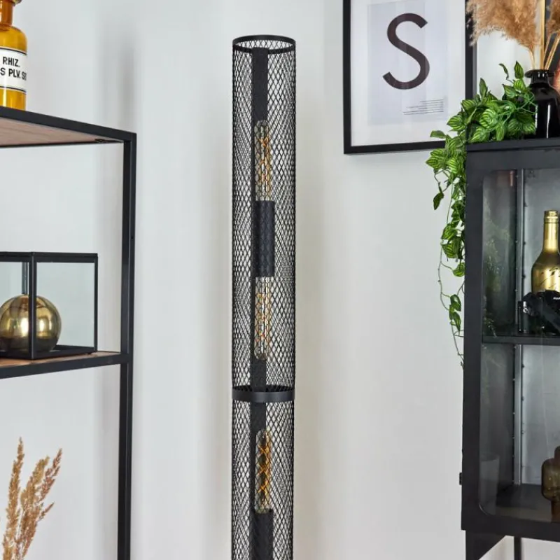 hofstein Lampadaire Akrema Noir, 1 lumière