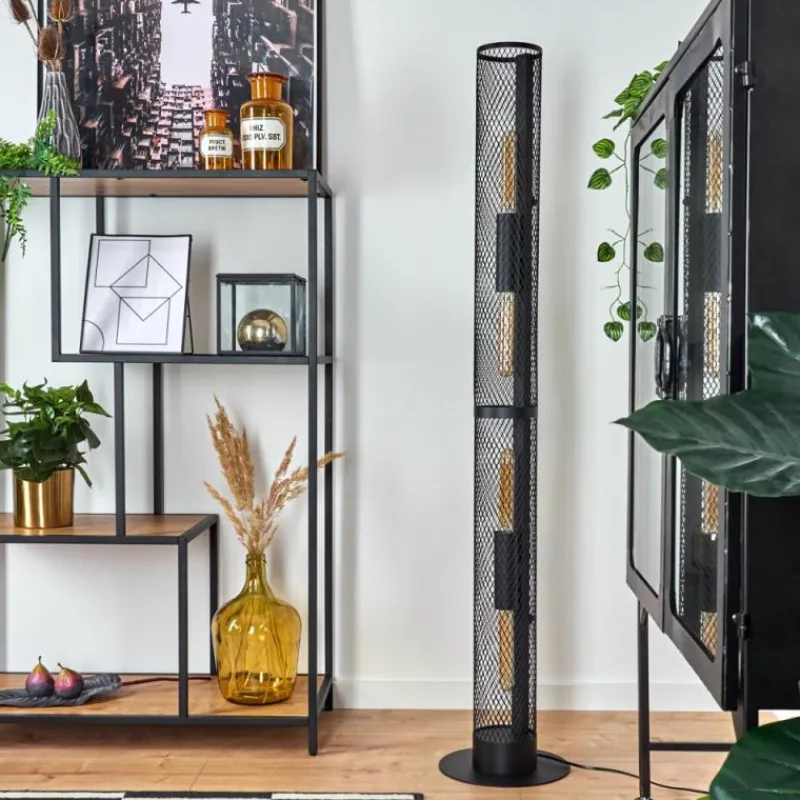 hofstein Lampadaire Akrema Noir, 1 lumière