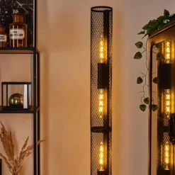 hofstein Lampadaire Akrema Noir, 1 lumière