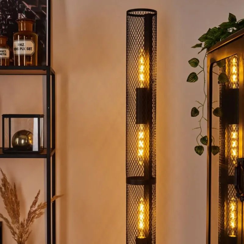 hofstein Lampadaire Akrema Noir, 1 lumière