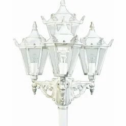 Luminaires Rustiques-Luminaires Albert Leuchten Lampadaire Albert 2056 Or, Blanc, 4 lumières