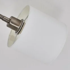 Lampes En Tissu-hofstein Lampadaire Alsen Nickel mat, 2 lumières