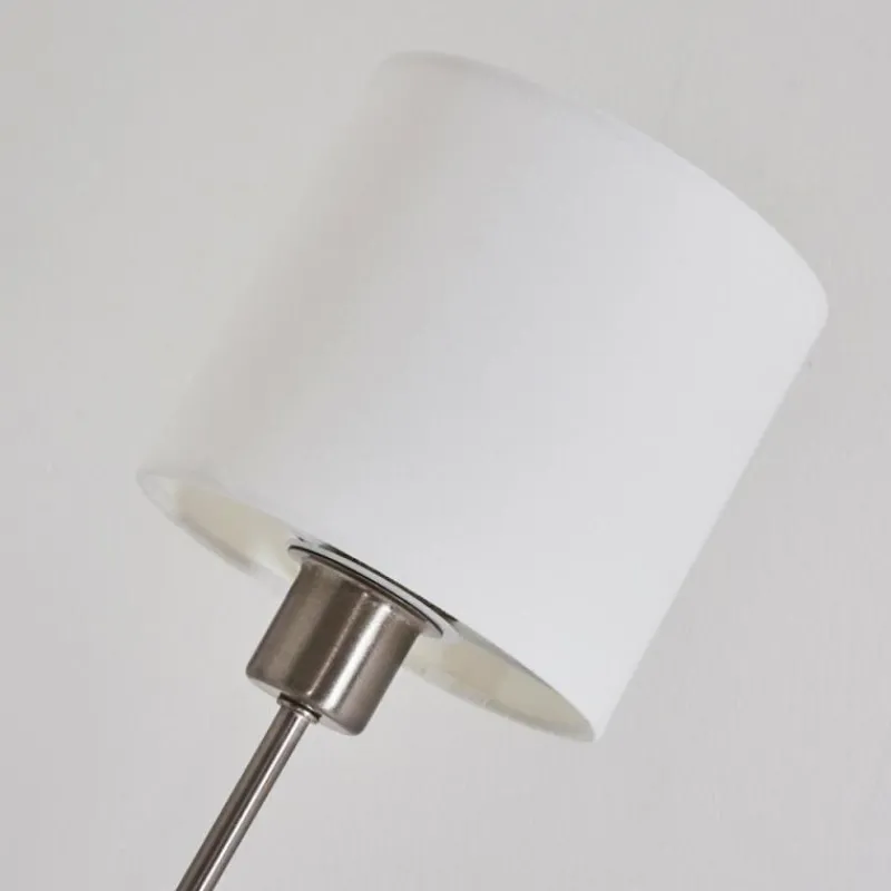 Lampes En Tissu-hofstein Lampadaire Alsen Nickel mat, 3 lumières