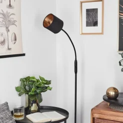 Lampes En Tissu-hofstein Lampadaire Alsen Noir, 1 lumière