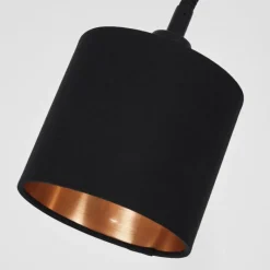 Lampes En Tissu-hofstein Lampadaire Alsen Noir, 1 lumière
