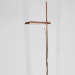 hofstein Lampadaire Anneau LED Cuivre, 1 lumière* Éclairage Led