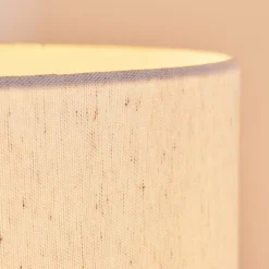 Lampes En Tissu-hofstein Lampadaire Antillo Nickel mat, 1 lumière