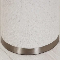 Lampes En Tissu-hofstein Lampadaire Antillo Nickel mat, 3 lumières