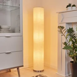 Lampes En Tissu-hofstein Lampadaire Antillo Nickel mat, 3 lumières