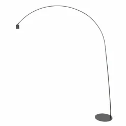 hofstein Lampadaire Arc LED Anthracite, 1 lumière* Lampadaires Et Lampes Sur Pied