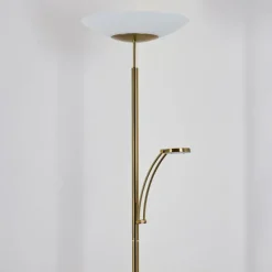 Luminaires Rustiques-hofstein Lampadaire Argostoli LED Laiton, 2 lumières