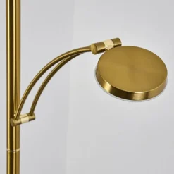 Luminaires Rustiques-hofstein Lampadaire Argostoli LED Laiton, 2 lumières