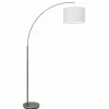 Lampes En Tissu-Luminaires Brilliant Lampadaire arqué Brilliant Clarie Blanc, 1 lumière