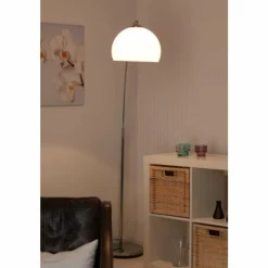 Luminaires Brilliant Lampadaire arqué Brilliant Vessa Chrome, 1 lumière* Lampadaires Et Lampes Sur Pied