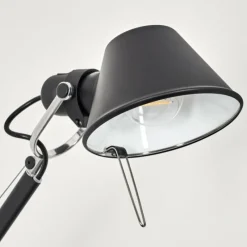 Lampes Industrielles-Luminaires Artemide Lampadaire Artemide TOLOMEO Chrome, Noir, 1 lumière