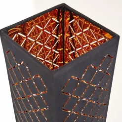 Lampes En Tissu-hofstein Lampadaire Astille Nickel mat, 2 lumières