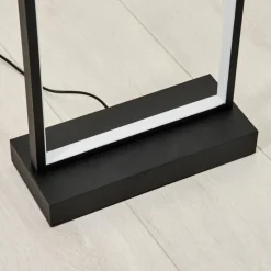 hofstein Lampadaire Bacolod LED Noir, 1 lumière