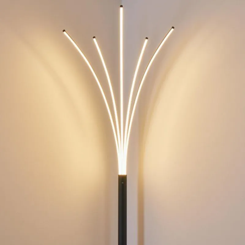 hofstein Lampadaire Bakersfield LED Noir, Blanc, 1 lumière