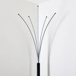 hofstein Lampadaire Bakersfield LED Noir, Blanc, 1 lumière