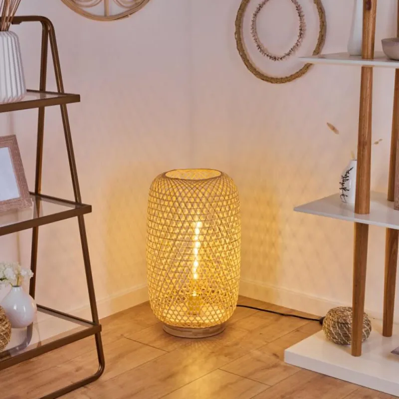 Luminaires Scandinaves-hofstein Lampadaire Batumi Noir, 1 lumière