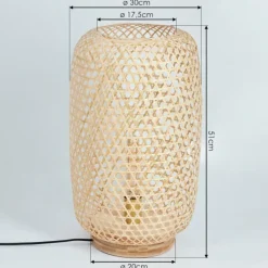 Luminaires Scandinaves-hofstein Lampadaire Batumi Noir, 1 lumière