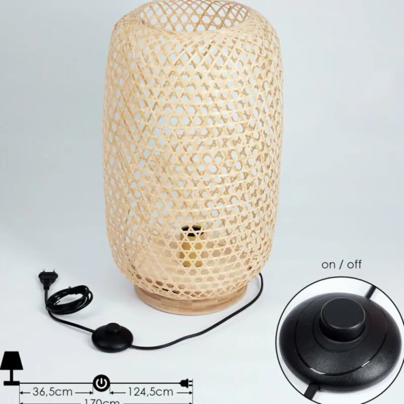 Luminaires Scandinaves-hofstein Lampadaire Batumi Noir, 1 lumière