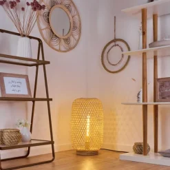 Luminaires Scandinaves-hofstein Lampadaire Batumi Noir, 1 lumière