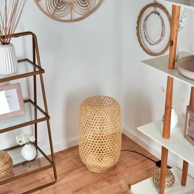 Luminaires Scandinaves-hofstein Lampadaire Batumi Noir, 1 lumière