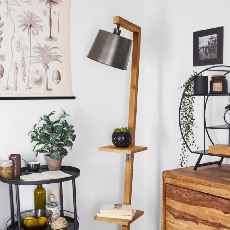 Lampes Dorées-hofstein Lampadaire Baval Écru, 1 lumière