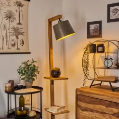 Lampes Dorées-hofstein Lampadaire Baval Écru, 1 lumière