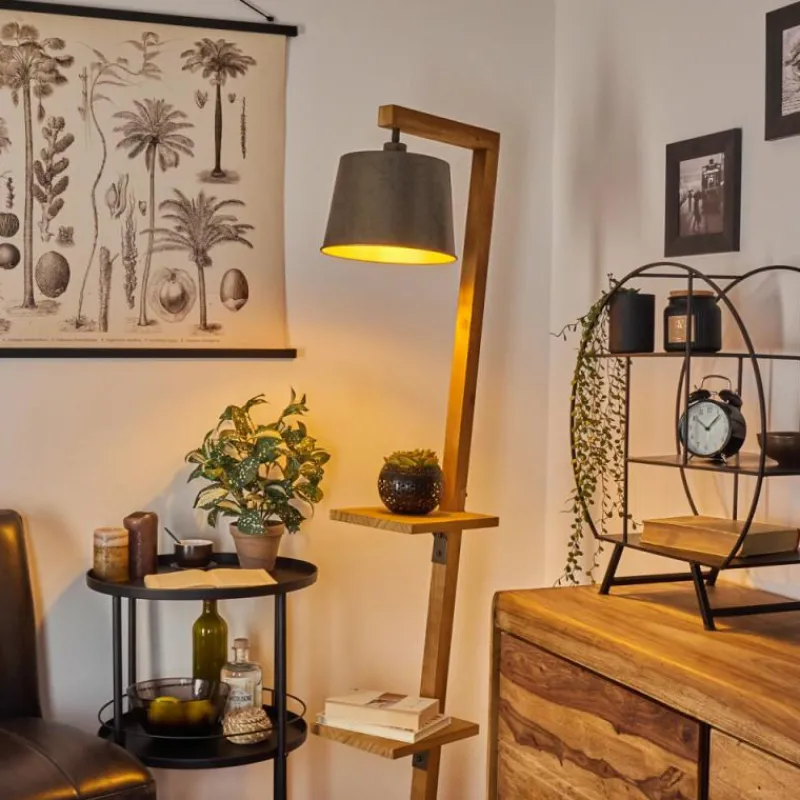 Lampes Dorées-hofstein Lampadaire Baval Écru, 1 lumière