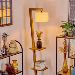 Lampes En Tissu-hofstein Lampadaire Baval Écru, 1 lumière