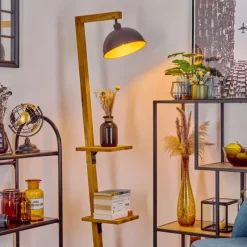 Lampes Dorées-hofstein Lampadaire Baval Écru, 1 lumière