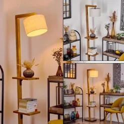 Lampes En Tissu-hofstein Lampadaire Baval Écru, 1 lumière