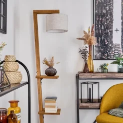 Lampes En Tissu-hofstein Lampadaire Baval Écru, 1 lumière