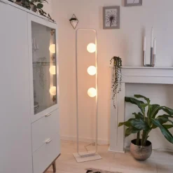 hofstein Lampadaire Beland Blanc, 3 lumières