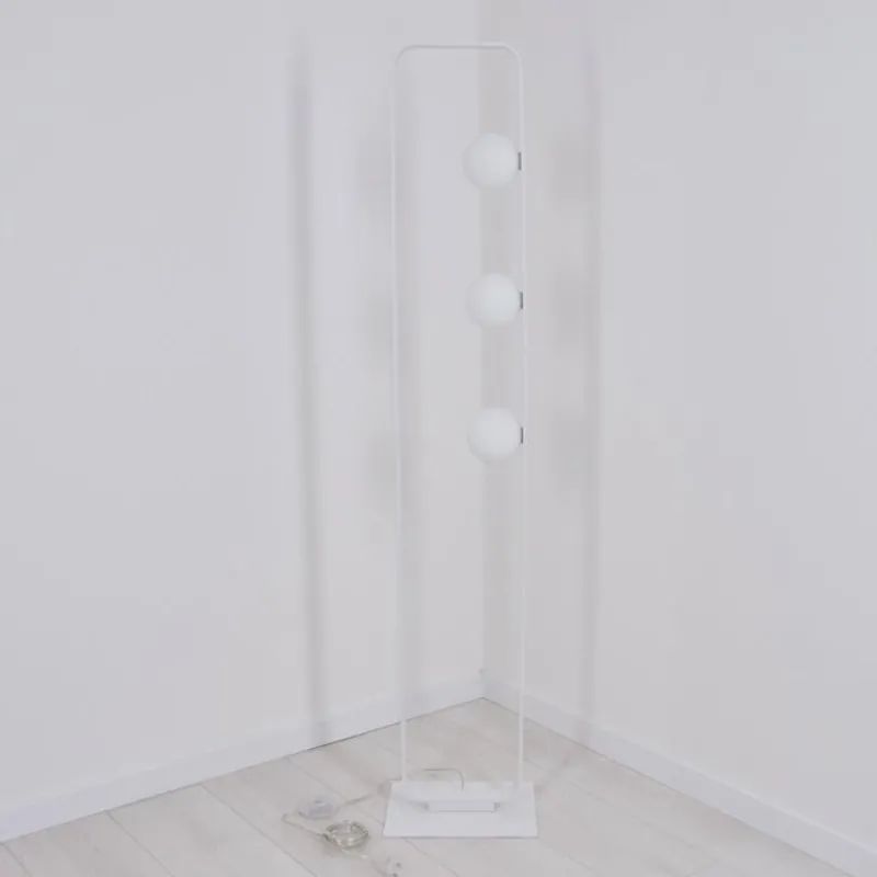 hofstein Lampadaire Beland Blanc, 3 lumières