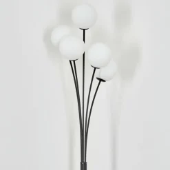 hofstein Lampadaire Bernado Noir, 5 lumières