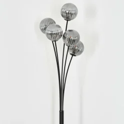 hofstein Lampadaire Bernado Noir, 5 lumières