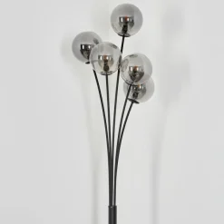 hofstein Lampadaire Bernado Noir, 5 lumières