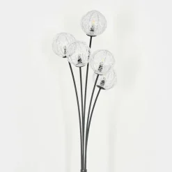 hofstein Lampadaire Bernado Noir, 5 lumières